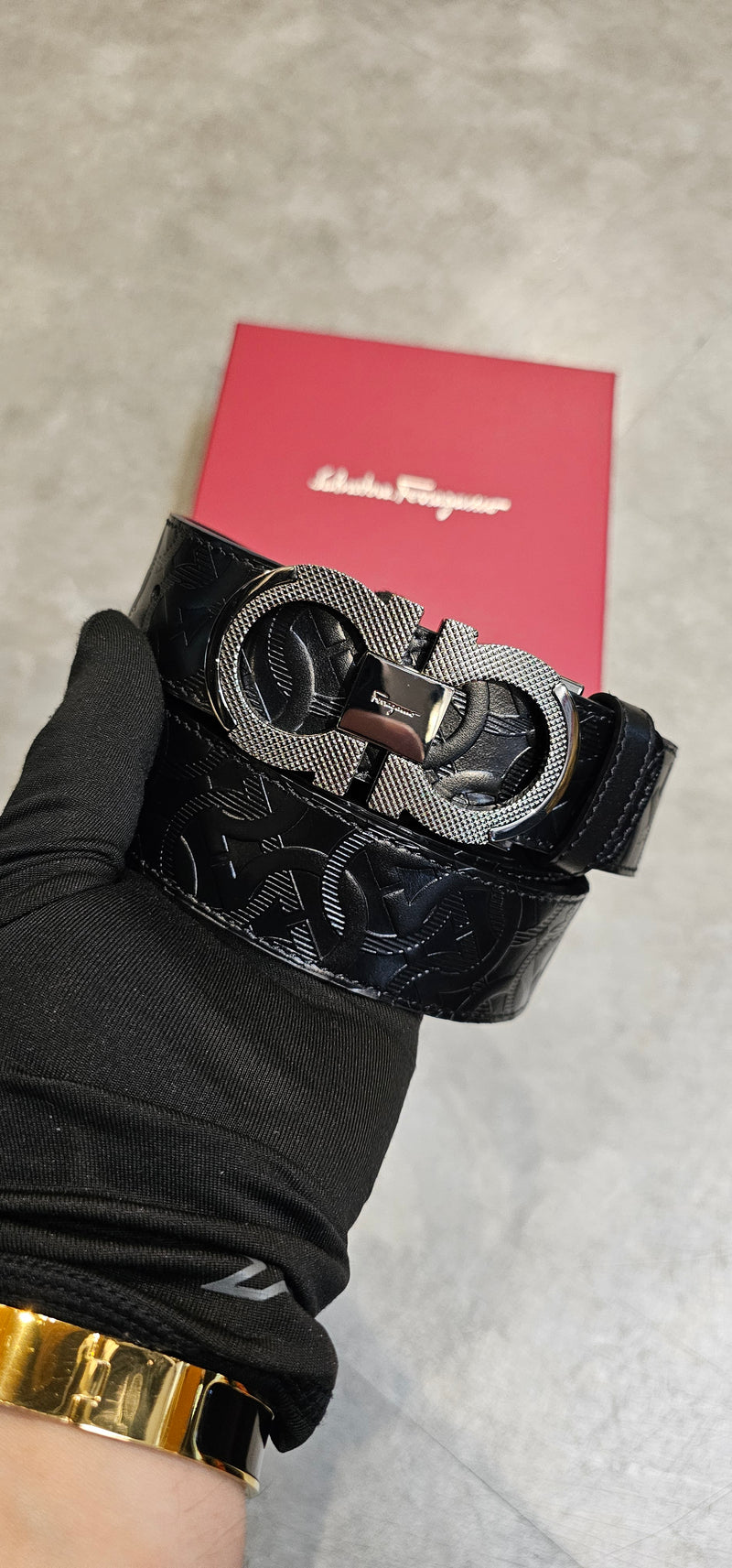Cinto Salvatore Ferragamo dupla face