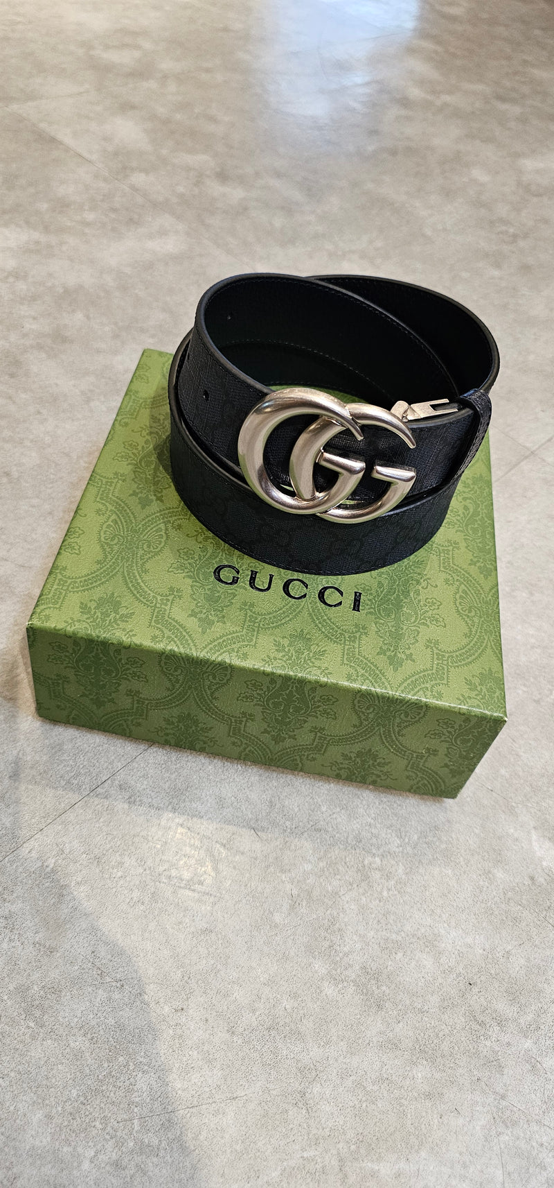Cinto Gucci dupla face